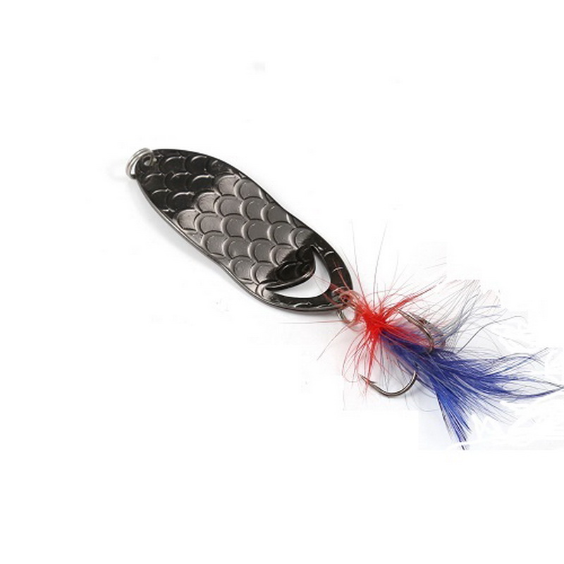 Paladin Wholesale 21g 7cm Durable Spoon / Blinker Fishing Lure / Baits With  Feather - Paladin fishing